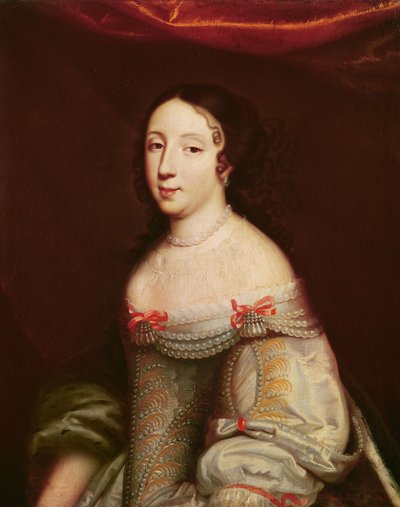 Porträt von Anne von Österreich (1601-1666), Infantin von Spanien, Königin von Frankreich und Navarra (1615-1643) von Philippe de Champaigne